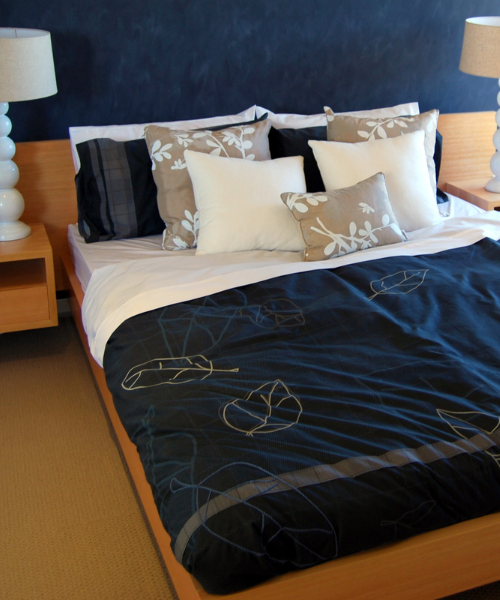 Incorporating royal blue into your bedding