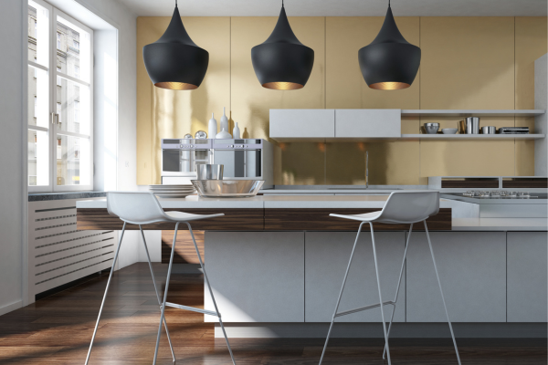 What to consider when choosing pendant lighting for your kitchen island