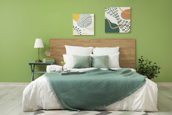 Nature-inspired Color Scheme: Light Green Bedroom Decor Ideas 